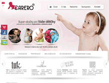 Tablet Screenshot of carero.cz